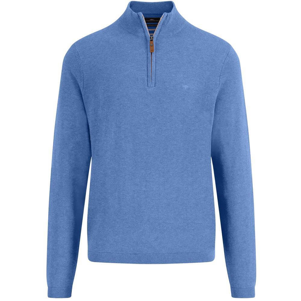 Fynch-Hatton Hatton Air Cotton Troyer Zip Jumper